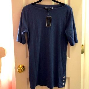 Karen Scott top, size Small, elbow length sleeves